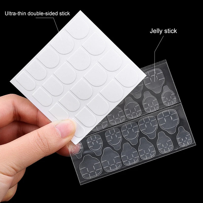 Double-Sided Nail Jelly Glue Adhesive Tabs