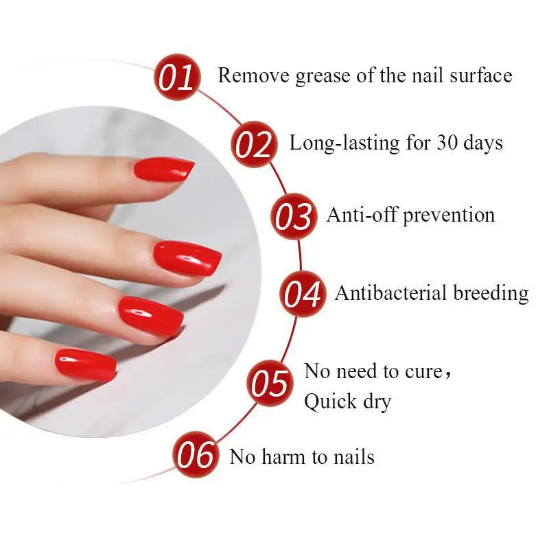 Nail Primer & Prep Dehydrator | No UV Lamp Needed (15ml)