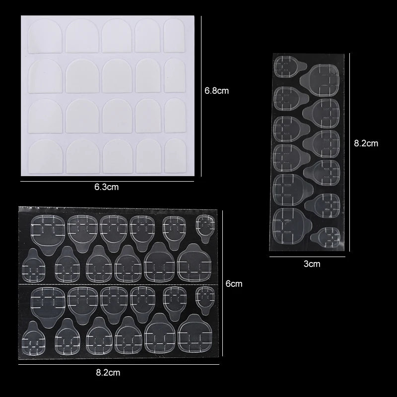 Double-Sided Nail Jelly Glue Adhesive Tabs