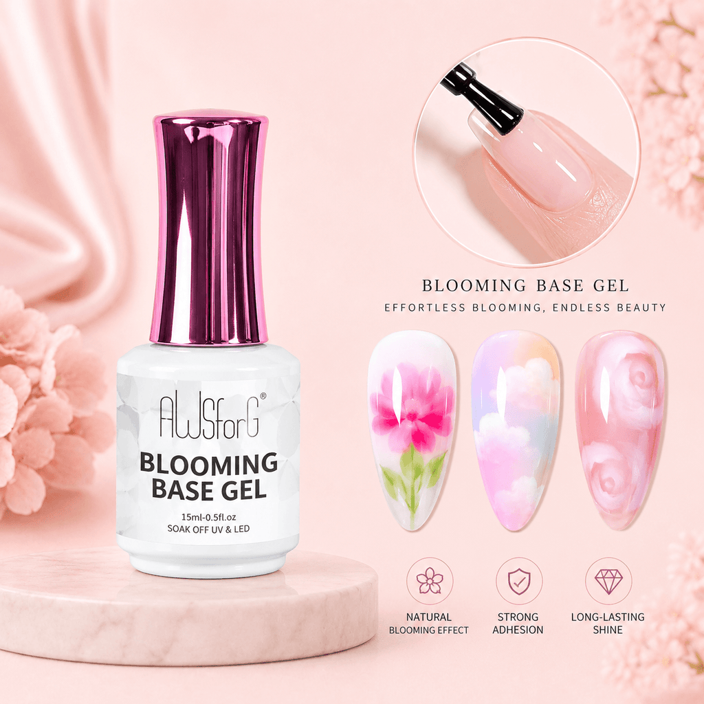 Nail Blooming Gel | Marble & Blossom Effect (15ml)