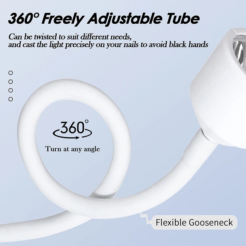 Mini Foldable UV LED Nail Lamp | Compact & Travel-Ready, USB Powered