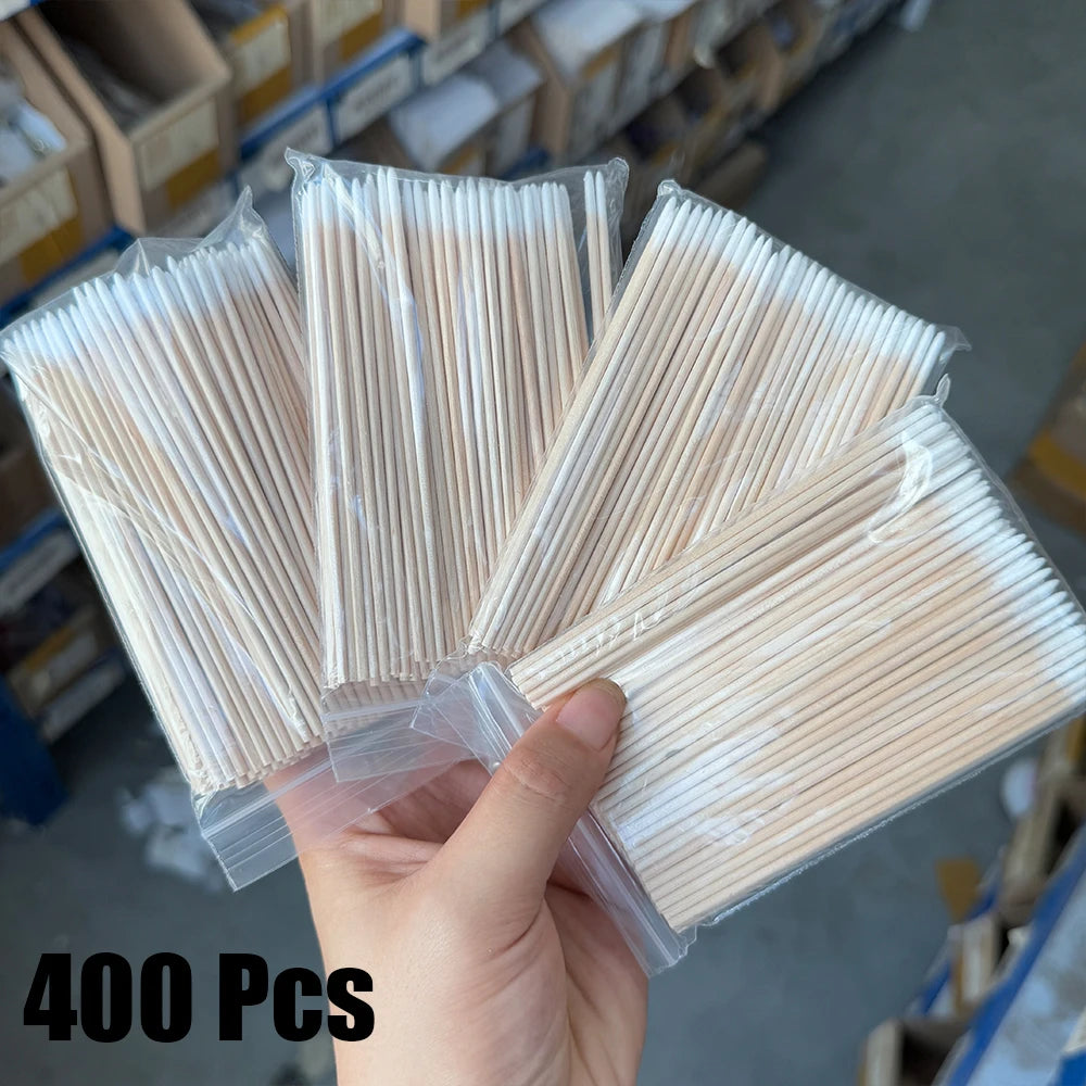 Nail Cuticle Pusher & Remover Sticks | Disposable & Hygienic (400 Pcs)