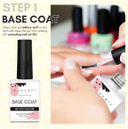 Gel Top & Base Coat Set | No-Wipe, Soak-Off UV/LED Formula