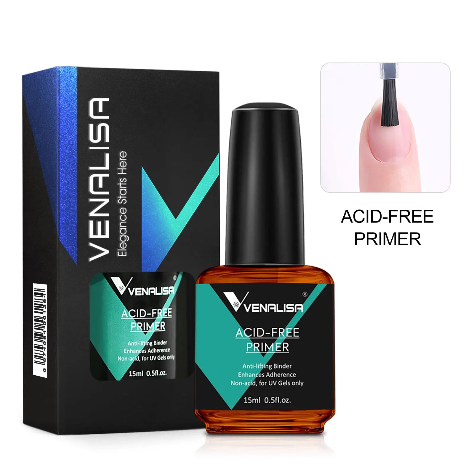 Fast Dry Nail Prep Dehydrator & Acid-Free Primer (15ml)