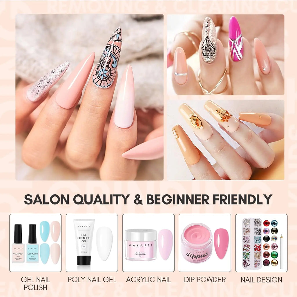 Gel Top & Base Coat Set | No-Wipe, Soak-Off UV/LED Formula