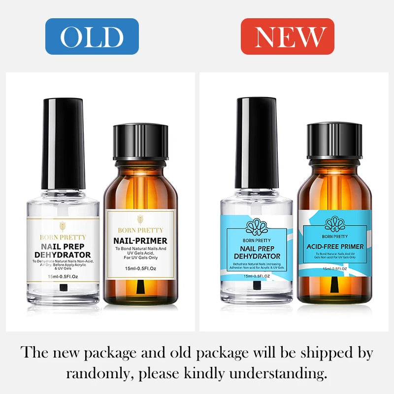 Nail Primer & Prep Dehydrator | No UV Lamp Needed (15ml)
