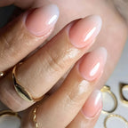 Blush Pink Oval Almond Press-On Nails (24 Pcs)
