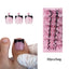 Square French Gradient Press-On Toenails | Salon Pedicure at Home (30 Pcs)