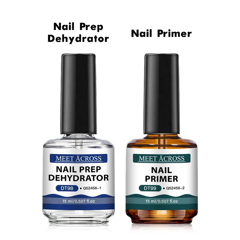 Nail Primer & Prep Dehydrator Duo — No Lamp Needed (2 x 15ml) Main image