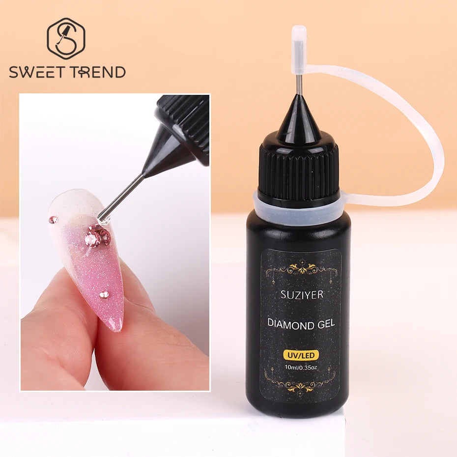 Nail Rhinestone Adhesive Glue for 3D Decorations (10ml)