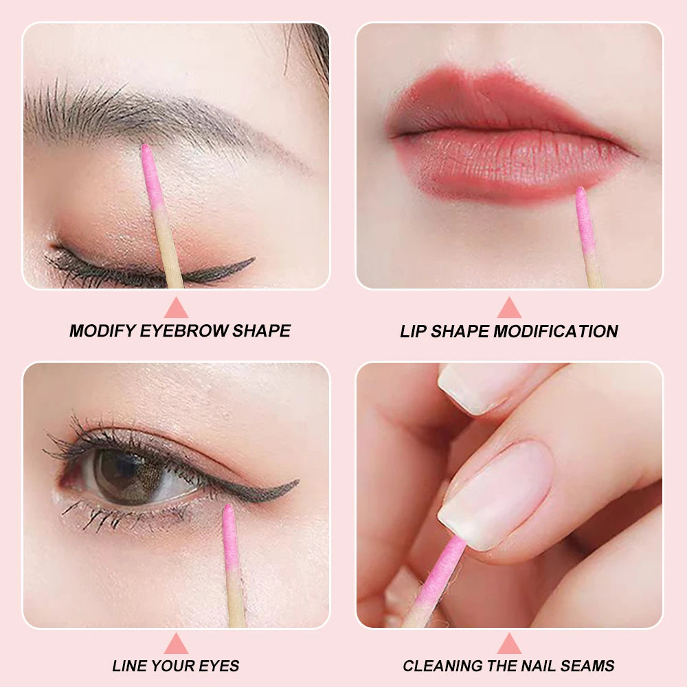 Nail Cuticle Pusher & Remover Sticks | Disposable & Hygienic (400 Pcs)