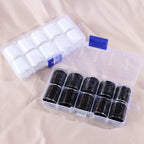 Black & White Lace Nail Art Foil Set (10 Rolls)