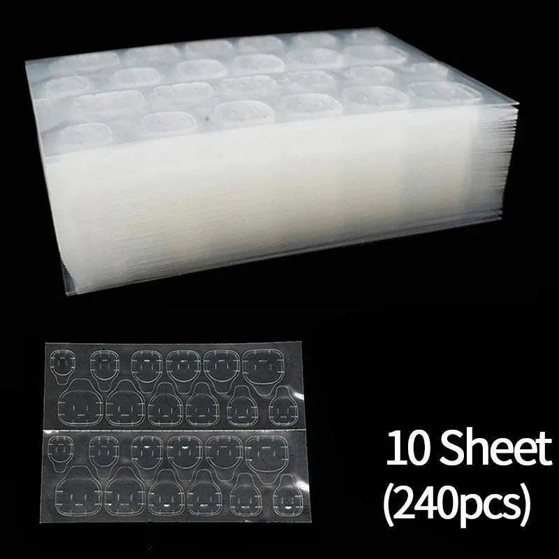 Double-Sided Nail Jelly Glue Adhesive Tabs