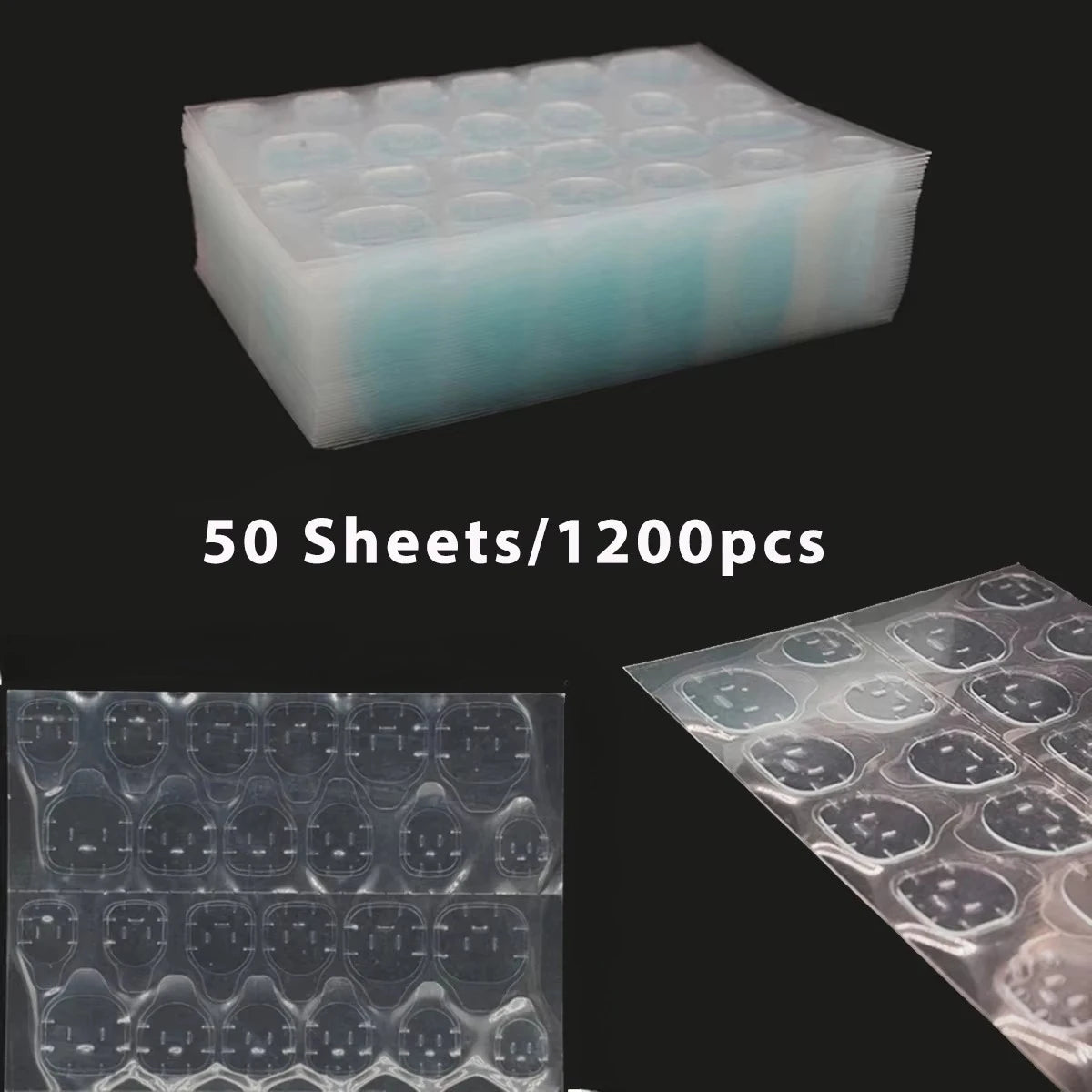 Double-Sided Nail Jelly Glue Adhesive Tabs