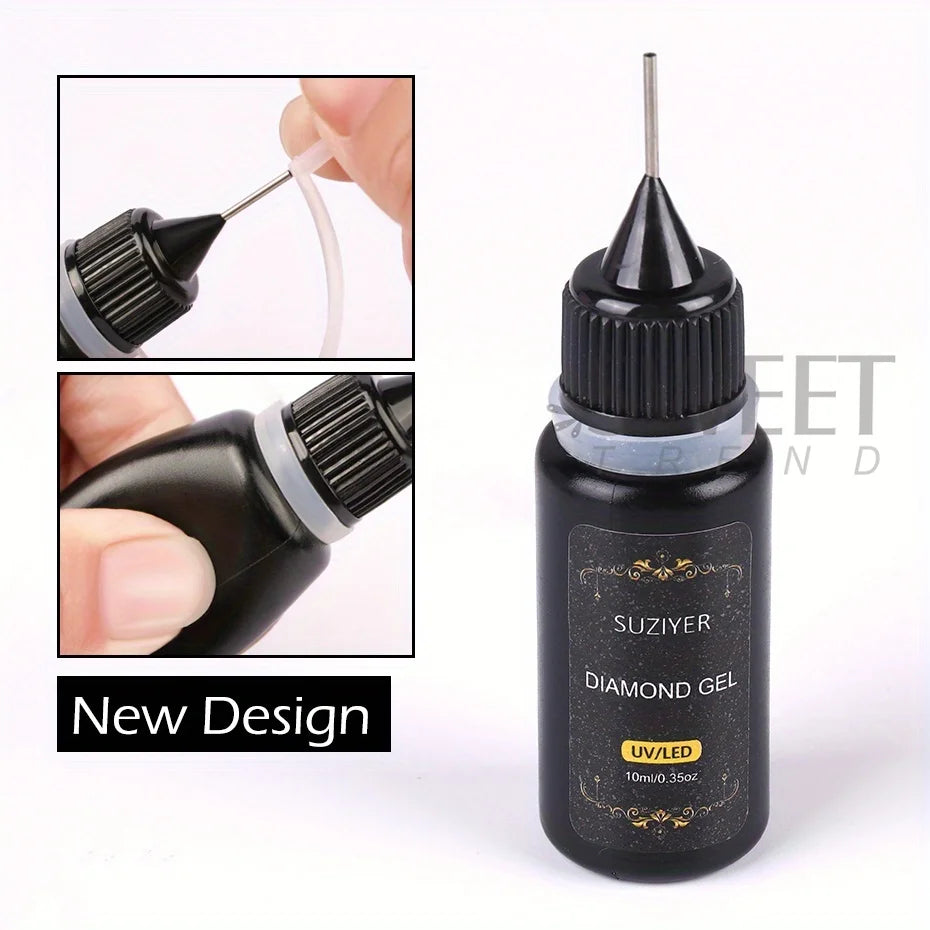 Nail Rhinestone Adhesive Glue for 3D Decorations (10ml)