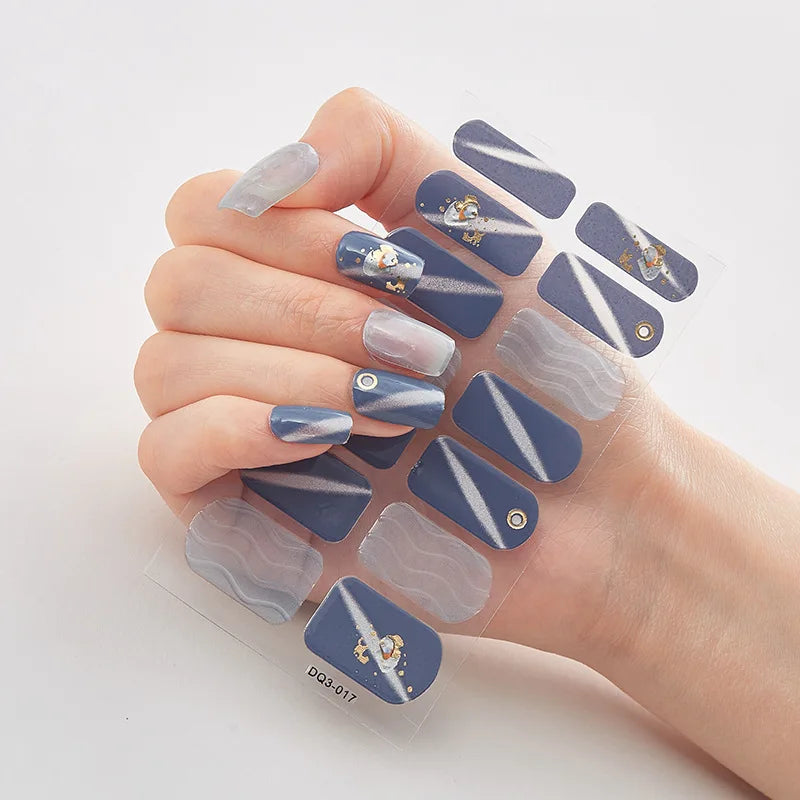 Full Cover Nail Wraps — 20 Vibrant Colors