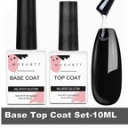 Gel Top & Base Coat Set | No-Wipe, Soak-Off UV/LED Formula