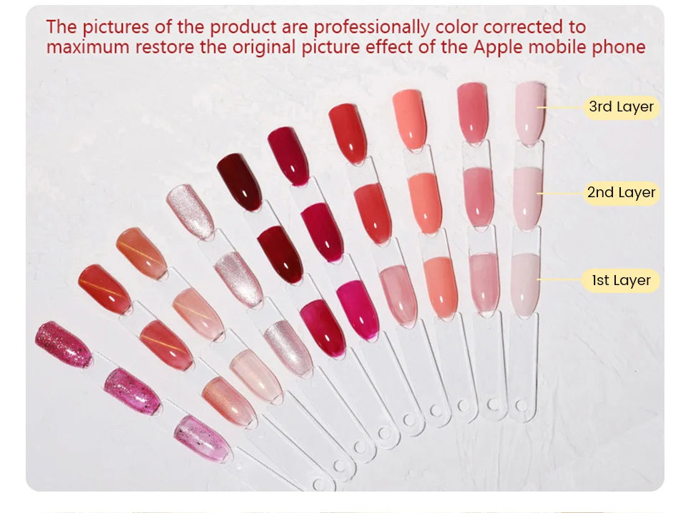 Milky Pink Rubber Base Gel Nail Polish (15ml)