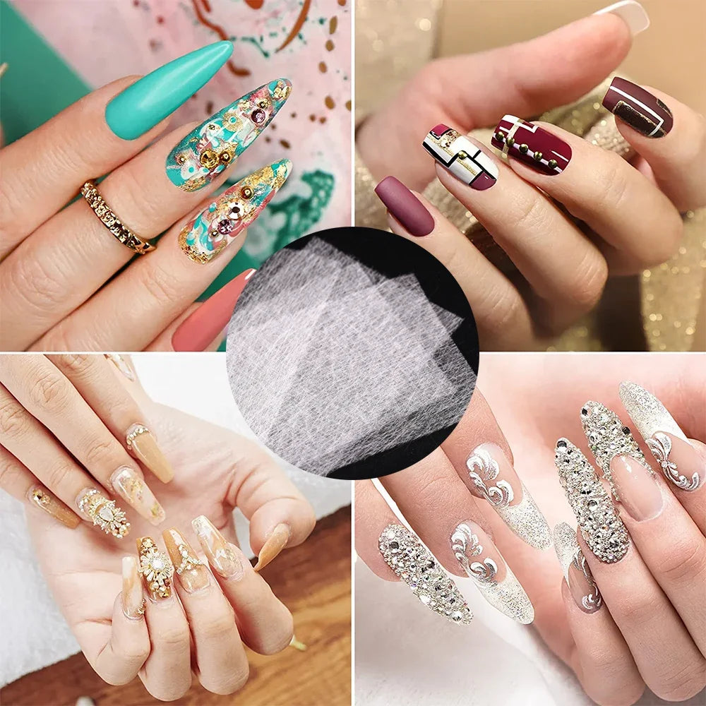Fiberglass Nail Extension Silk Wrap Forms