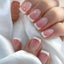 French Tip Handmade Press-On Nails with Glue (24 Pcs)