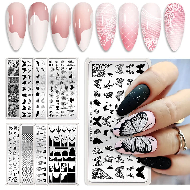 Bridal Lace Nail Art Stamping Templates Secondary image