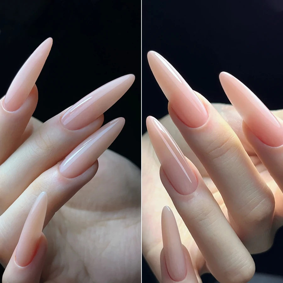 Nude Pink Glitter Gel Nail Polish | Soak-Off UV/LED Formula