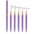Nail Art Liner Brush Set | Precision Detail Brushes (5 Pcs)