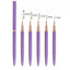 Nail Art Liner Brush Set | Precision Detail Brushes (5 Pcs)