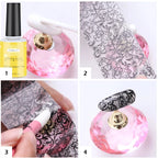Black & White Lace Nail Art Foil Set (10 Rolls)