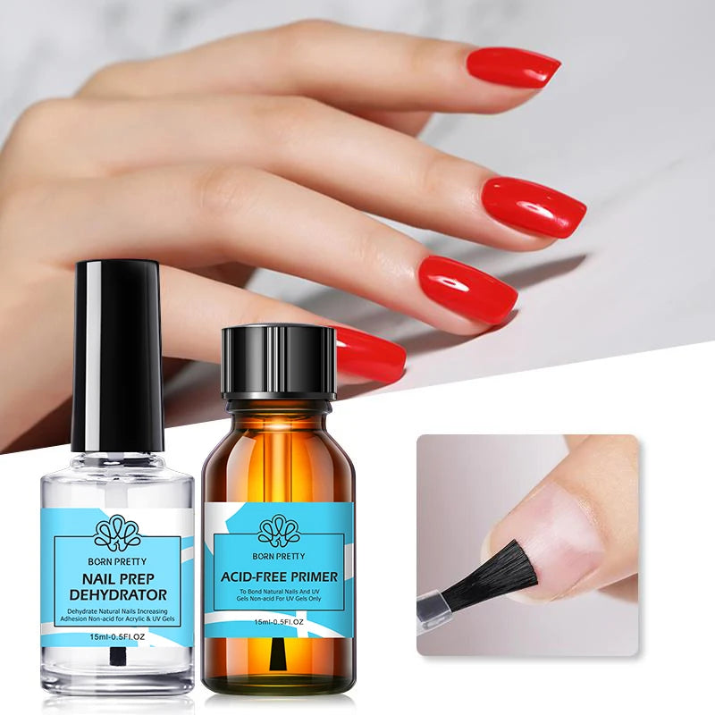 Nail Primer & Prep Dehydrator | No UV Lamp Needed (15ml) Secondary image