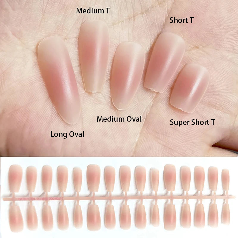 Matte Nude Press-On Nails — Full Cover (30 Pcs) Secondary image