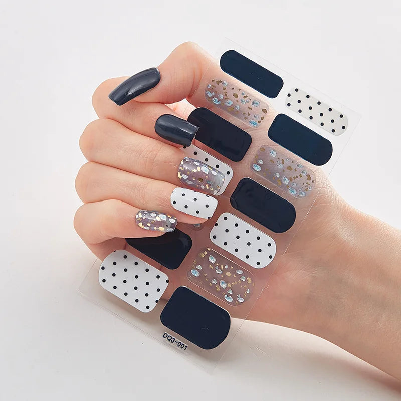 Full Cover Nail Wraps — 20 Vibrant Colors
