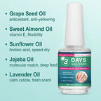 Keratin Nail Strengthener Oil | Fast-Dry Formula | Deep Moisture & Salon Shine (15ml)