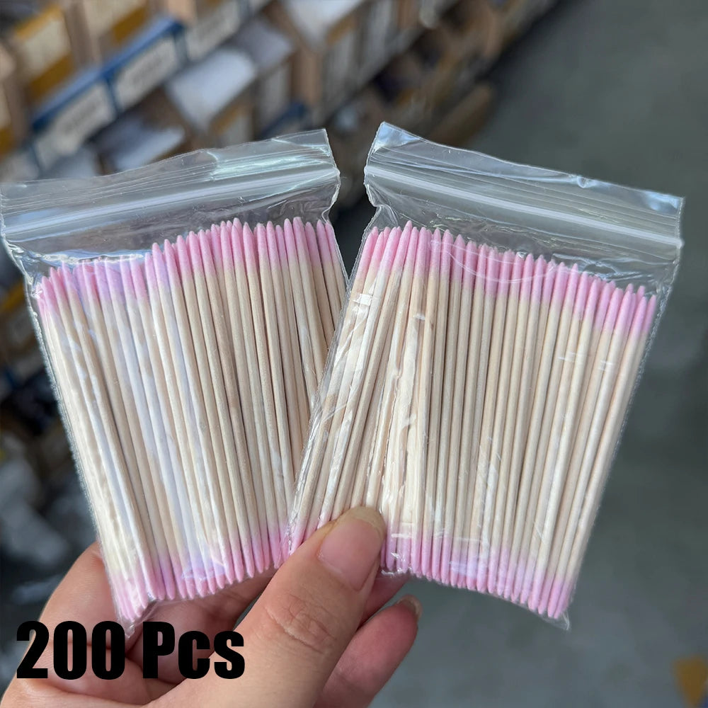 Nail Cuticle Pusher & Remover Sticks | Disposable & Hygienic (400 Pcs)