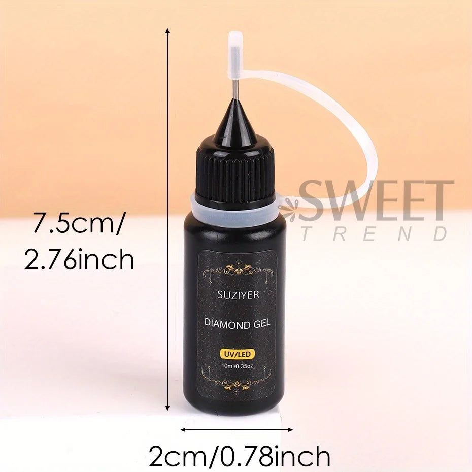 Nail Rhinestone Adhesive Glue for 3D Decorations (10ml)
