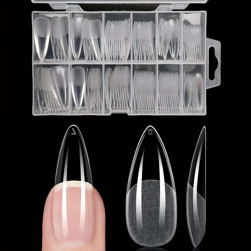 Full Cover Press-On Nail Tips (120 Pcs)