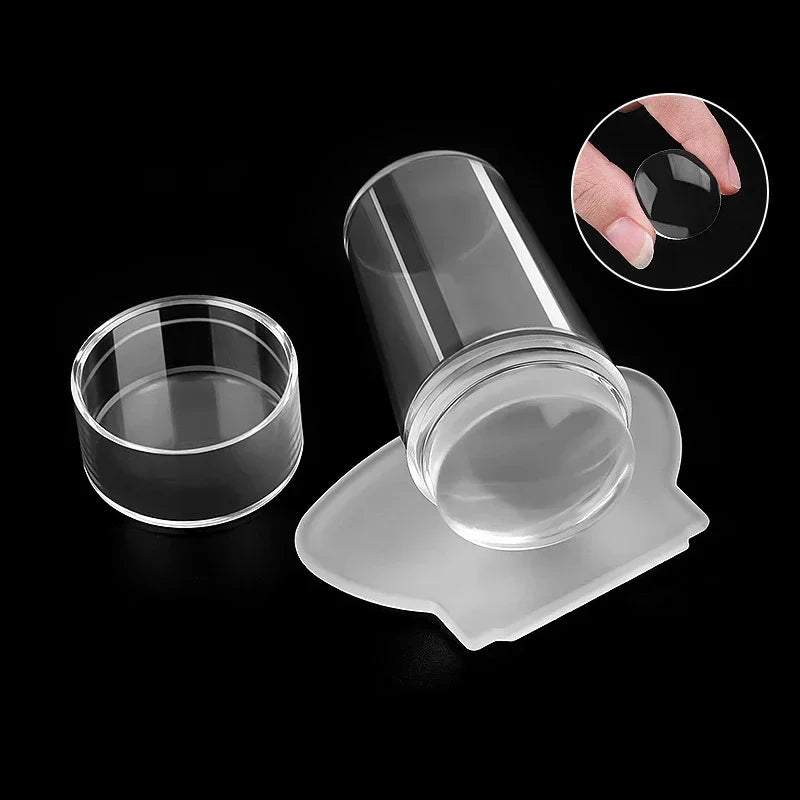 French Manicure Nail Stamping Plates Kit Secondary image