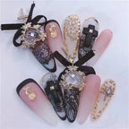 Black & White Lace Nail Art Foil Set (10 Rolls)