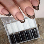 Black & White Lace Nail Transfer Foils (10 Rolls)
