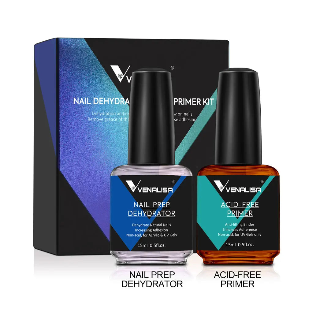 Fast Dry Nail Prep Dehydrator & Acid-Free Primer (15ml)