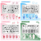 Bridal Lace Nail Art Stamping Plate | Butterfly & Floral Designs