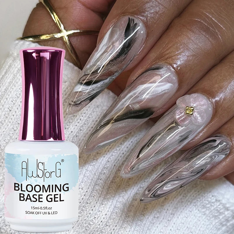 Nail Blooming Gel | Marble & Blossom Effect (15ml)