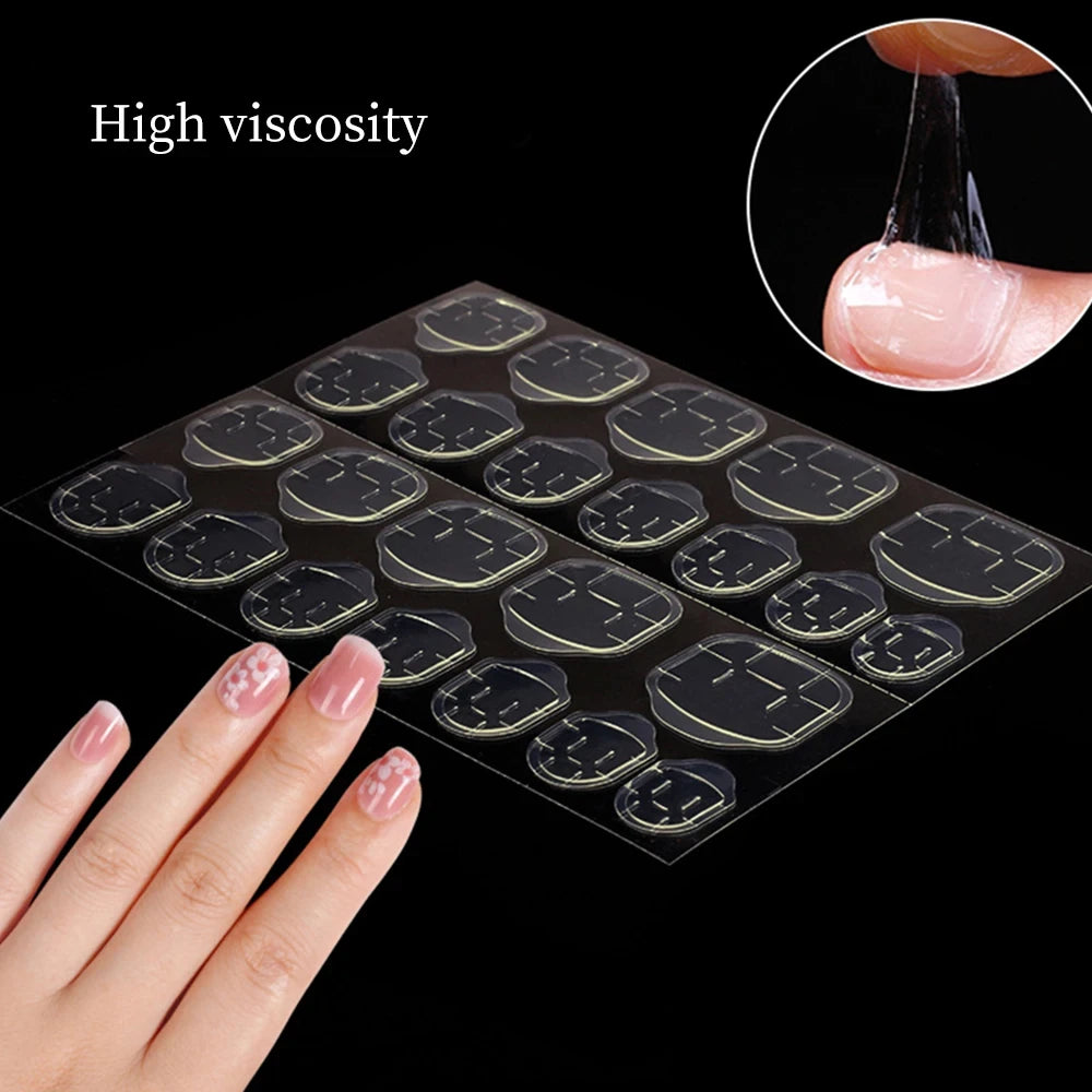 Double-Sided Nail Jelly Glue Adhesive Tabs