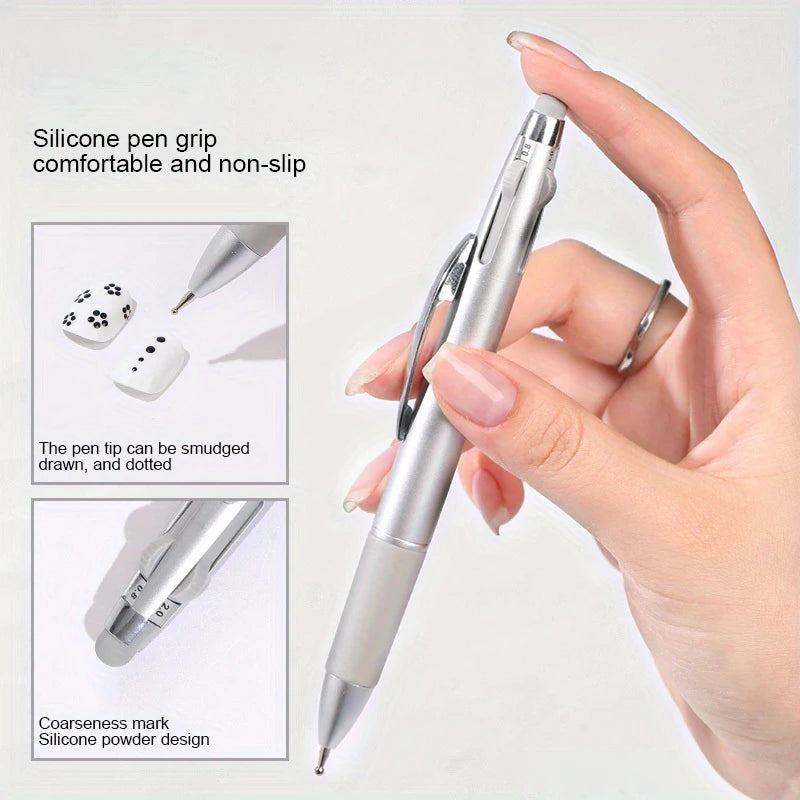 Nail Art Dotting Pen Tool — Double-Ended Marbling Pen Main image