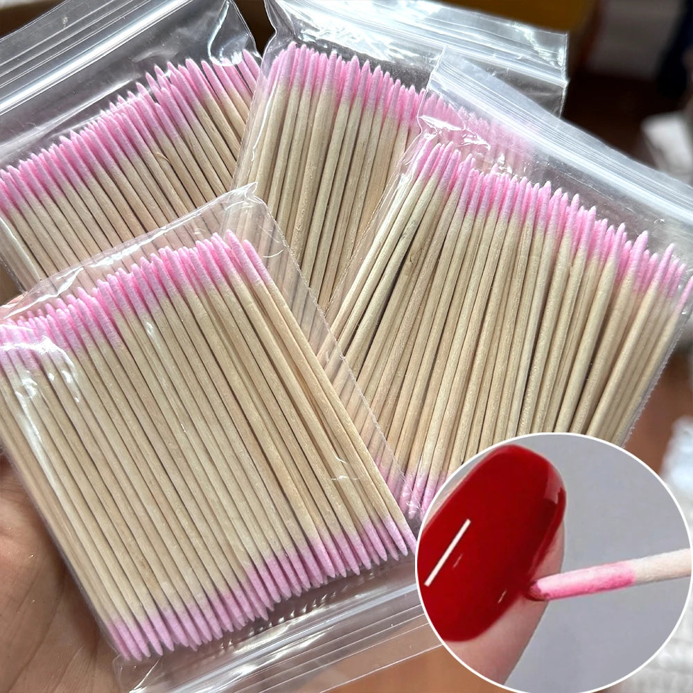 Nail Cuticle Pusher & Remover Sticks (400 Pcs)