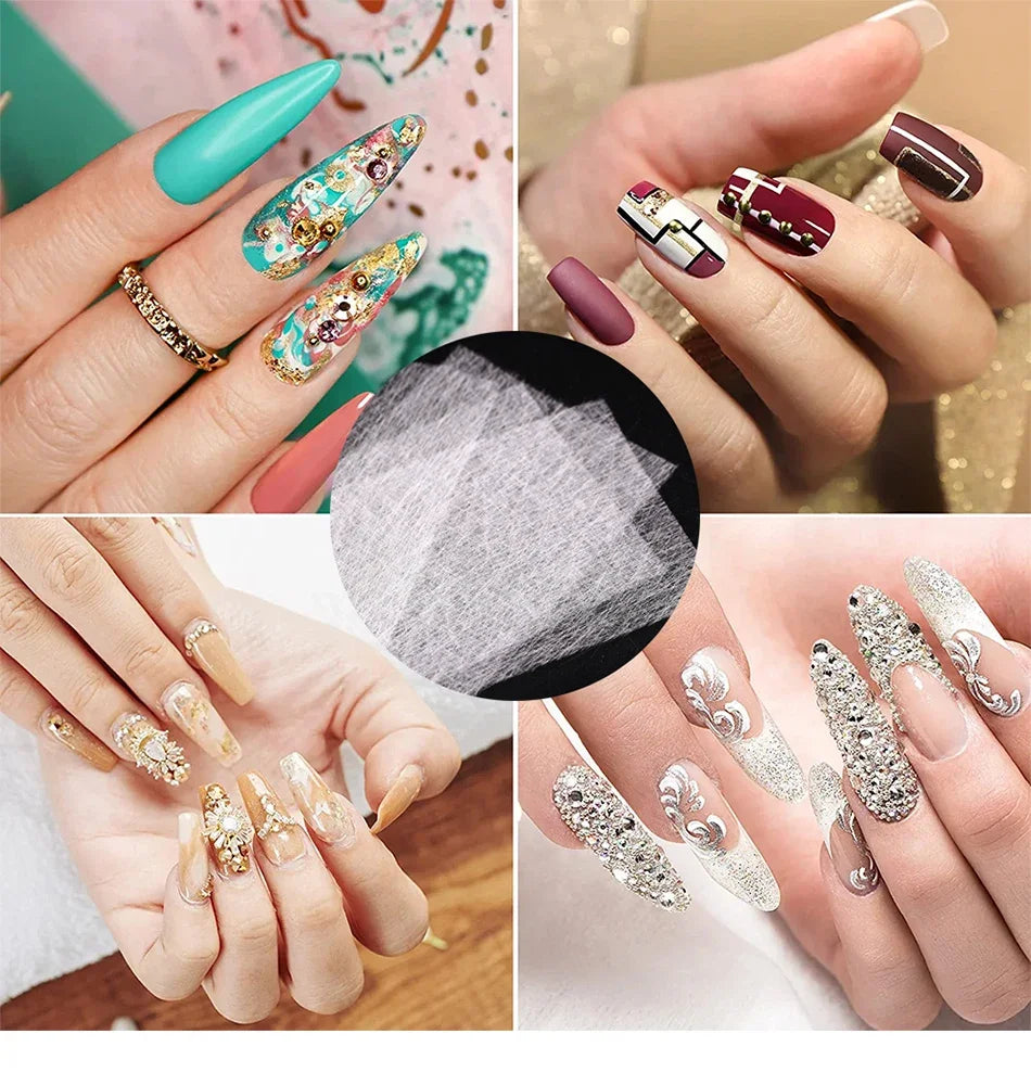 Fiberglass Nail Extension Silk Wrap Forms