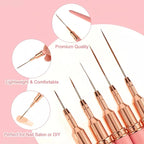 Nail Art Liner Brush Set | Precision Detail Brushes (5 Pcs)