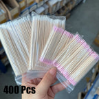 Nail Cuticle Pusher & Remover Sticks | Disposable & Hygienic (400 Pcs)