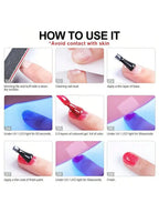 Fiber Rubber Base Gel Nail Polish (15ml)