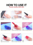 Fiber Rubber Base Gel Nail Polish (15ml)